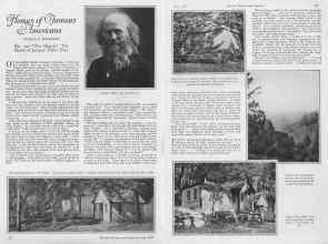 Better Homes & Gardens June 1927 Magazine Article: Homes of Famous Americans
