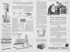 Better Homes & Gardens June 1927 Magazine Article: Dad's Practical Pointers
