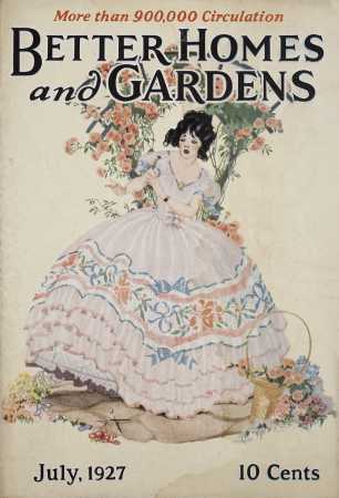 Better Homes & Gardens July 1927 Magazine Cover