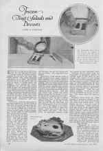 Better Homes & Gardens July 1927 Magazine Article: Frozen Fruit Salads and Desserts