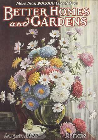 Better Homes & Gardens August 1927 Magazine Cover