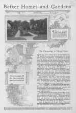 Better Homes & Gardens August 1927 Magazine Article: On Choosing a Roof-tree