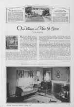 Better Homes & Gardens August 1927 Magazine Article: Our Home and How It Grew