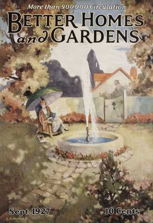 Better Homes & Gardens September 1927 Magazine Cover