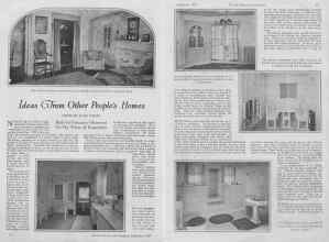 Better Homes & Gardens September 1927 Magazine Article: Ideas From Other People's Homes