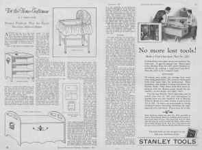 Better Homes & Gardens September 1927 Magazine Article: For the Home Craftsman
