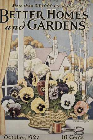 Better Homes & Gardens October 1927 Magazine Cover