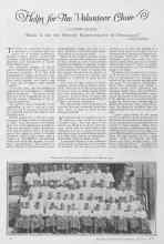 Better Homes & Gardens October 1927 Magazine Article: Helps for The Volunteer Choir