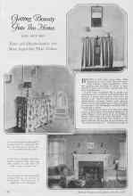 Better Homes & Gardens October 1927 Magazine Article: Getting Beauty Into the Home