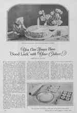 Better Homes & Gardens October 1927 Magazine Article: You can Always Have 