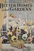 Better Homes & Gardens October 1927 Magazine Cover