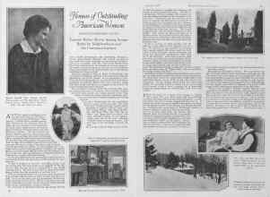 Better Homes & Gardens October 1927 Magazine Article: Homes of Outstanding American Women