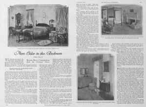 Better Homes & Gardens October 1927 Magazine Article: More Color in the Bedroom