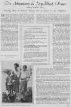 Better Homes & Gardens November 1927 Magazine Article: An Adventure in Dry-Tilled Roses