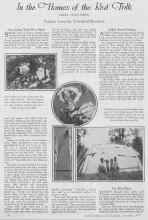 Better Homes & Gardens November 1927 Magazine Article: In the Homes of the Red Folk