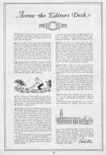 Better Homes & Gardens November 1927 Magazine Article: Across the Editor's Desk
