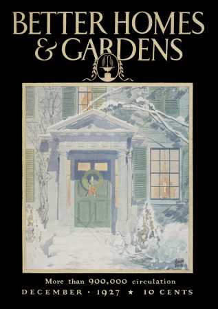 Better Homes & Gardens December 1927 Magazine Cover
