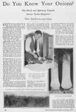 Better Homes & Gardens January 1928 Magazine Article: Do You Know Your Onions?