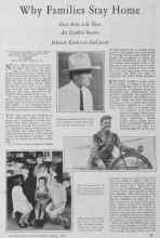 Better Homes & Gardens January 1928 Magazine Article: Why Families Stay Home