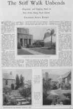 Better Homes & Gardens February 1928 Magazine Article: The Stiff Walk Unbends