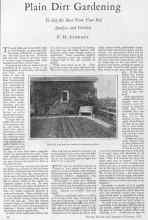 Better Homes & Gardens February 1928 Magazine Article: Plain Dirt Gardening