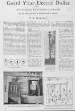 Better Homes & Gardens February 1928 Magazine Article: Guard Your Electric Dollar