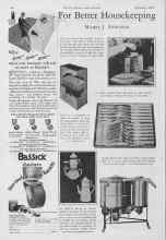 Better Homes & Gardens February 1928 Magazine Article: For Better Housekeeping