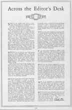 Better Homes & Gardens February 1928 Magazine Article: Across the Editor's Desk