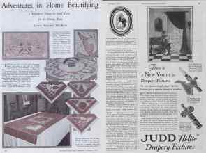 Better Homes & Gardens February 1928 Magazine Article: Adventures in Home Beautifying
