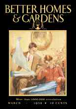 Better Homes & Gardens March 1928 Magazine Cover