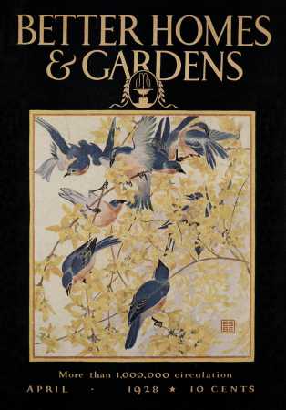 Better Homes & Gardens April 1928 Magazine Cover