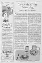 Better Homes & Gardens April 1928 Magazine Article: The Role of the Easter Egg