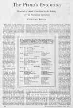 Better Homes & Gardens April 1928 Magazine Article: The Piano's Evolution