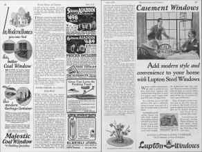 Better Homes & Gardens April 1928 Magazine Article: Golden Daffodils in a Green Glass Bowl