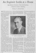 Better Homes & Gardens May 1928 Magazine Article: An Engineer Looks at a House