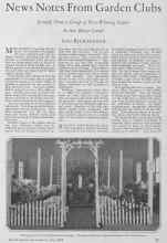 Better Homes & Gardens May 1928 Magazine Article: News Notes From Garden Clubs