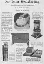 Better Homes & Gardens May 1928 Magazine Article: For Better Housekeeping