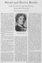 Better Homes & Gardens May 1928 Magazine Article: Bread and Butter Books