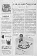 Better Homes & Gardens May 1928 Magazine Article: Unusual Salad Accessories