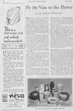 Better Homes & Gardens May 1928 Magazine Article: Fit the Vase to the Flower
