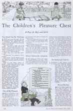 Better Homes & Gardens May 1928 Magazine Article: The Children's Pleasure Chest