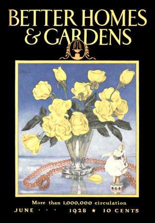 Better Homes & Gardens June 1928 Magazine Cover