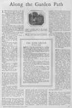 Better Homes & Gardens June 1928 Magazine Article: Along the Garden Path