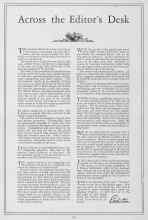 Better Homes & Gardens June 1928 Magazine Article: Across the Editor's Desk