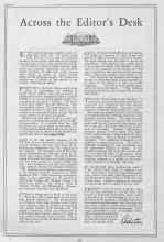 Better Homes & Gardens July 1928 Magazine Article: Across the Editor's Desk