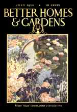 Better Homes & Gardens July 1928 Magazine Cover