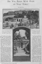 Better Homes & Gardens August 1928 Magazine Article: Do You Point With Pride to Your Town?