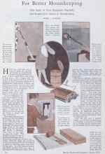 Better Homes & Gardens August 1928 Magazine Article: For Better Housekeeping