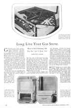 Better Homes & Gardens September 1928 Magazine Article: Long Live Your Gas Stove