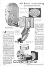 Better Homes & Gardens September 1928 Magazine Article: For Better Housekeeping